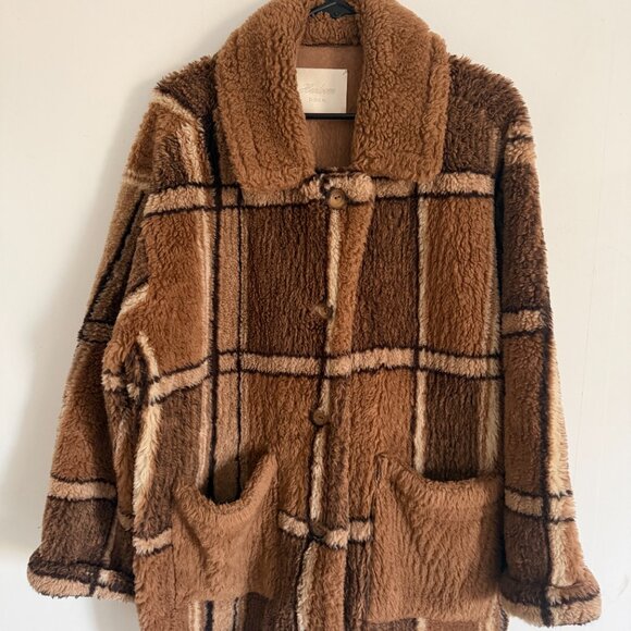 Doen Heirloom Easton Sherpa Jacket Coat Sz M RARE - Picture 3 of 16